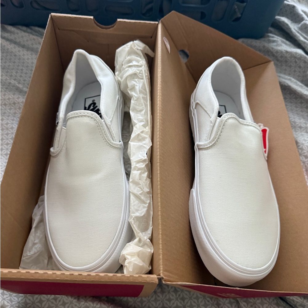 Vans True White Slip-On Shoes